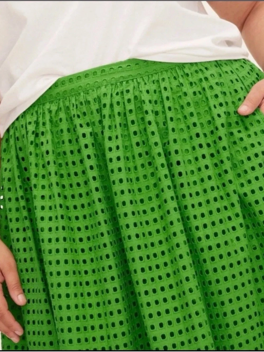 kate spade green eyelet